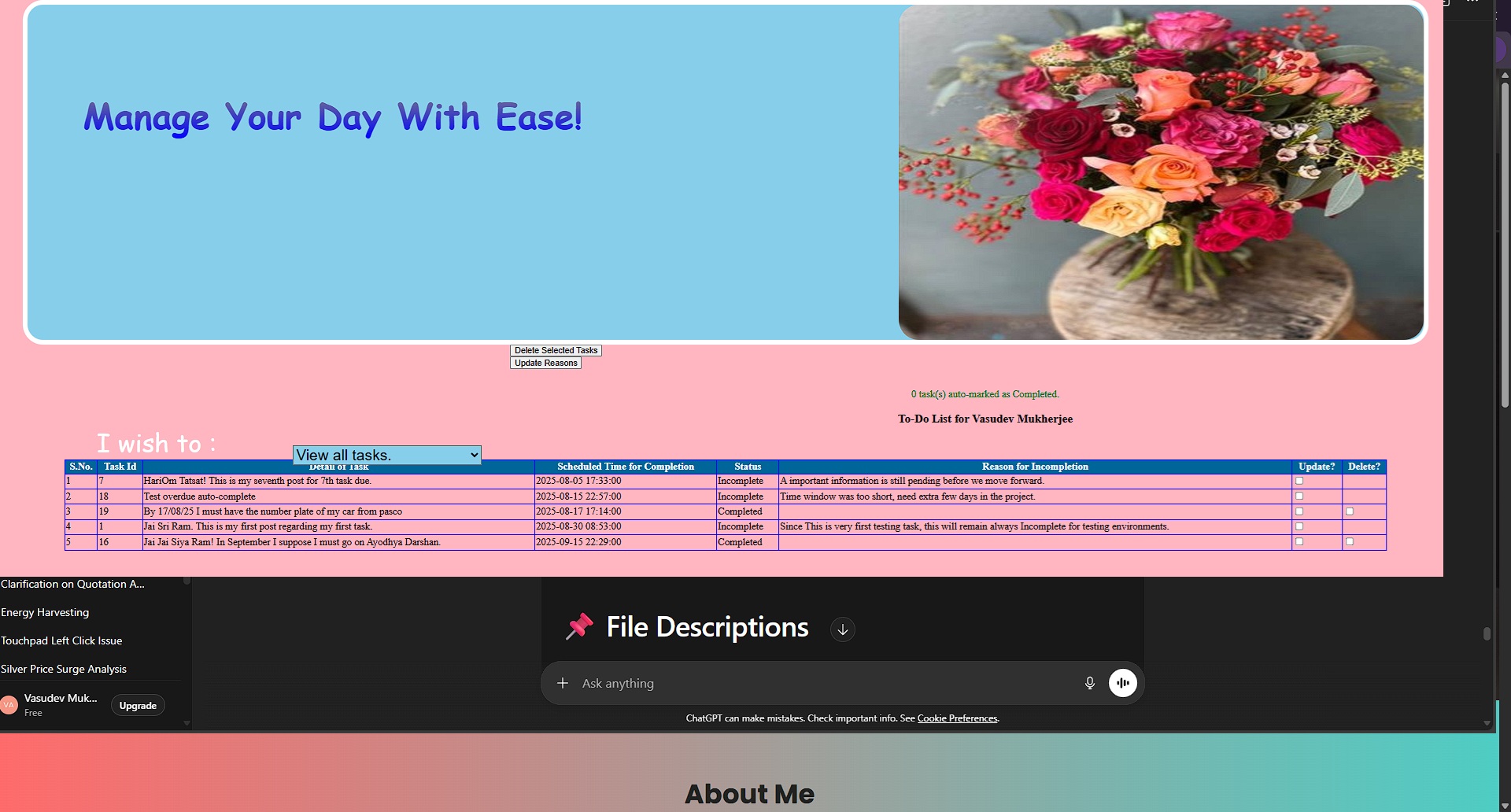 Manage Your Day With Ease